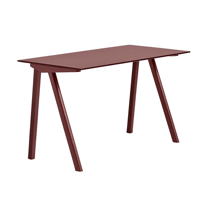 CPH90 2.0 skrivebord 65x130 cm - Burgundy linoleum-bordeaux - HAY