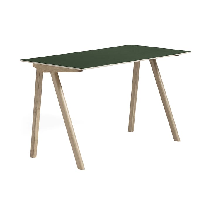 CPH90 2.0 skrivebord 65x130 cm - Green linoleum-lakkert eik - HAY