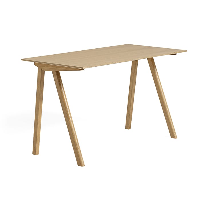 CPH90 2.0 skrivebord 65x130 cm - Lakkert eik-eikefinér - HAY