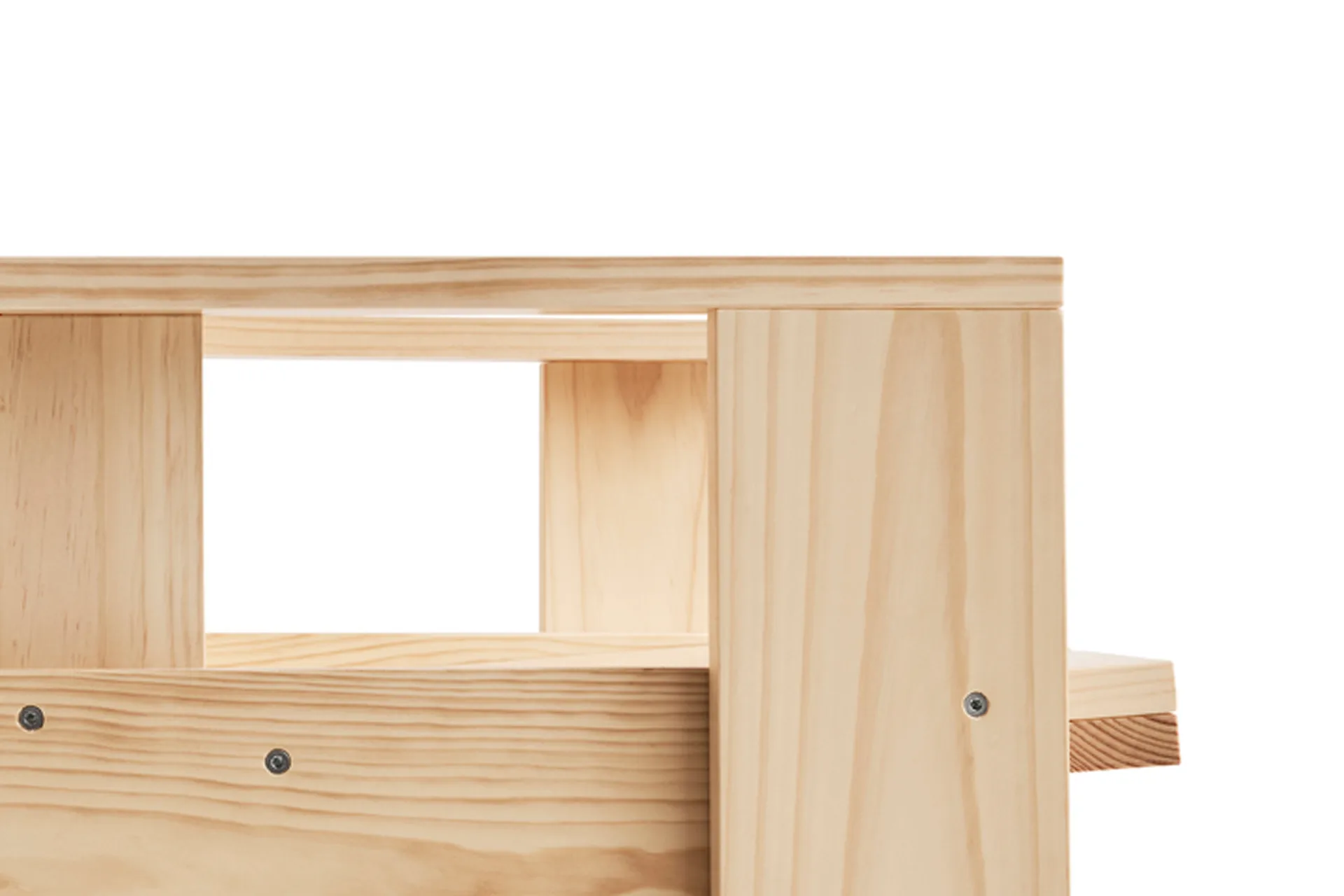 Crate Dining Chair stol med armlener, Water-based lacquered pinewood HAY