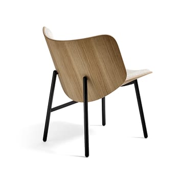 Dapper lounge-stol - Coda 100 white-ek-svart understell - HAY