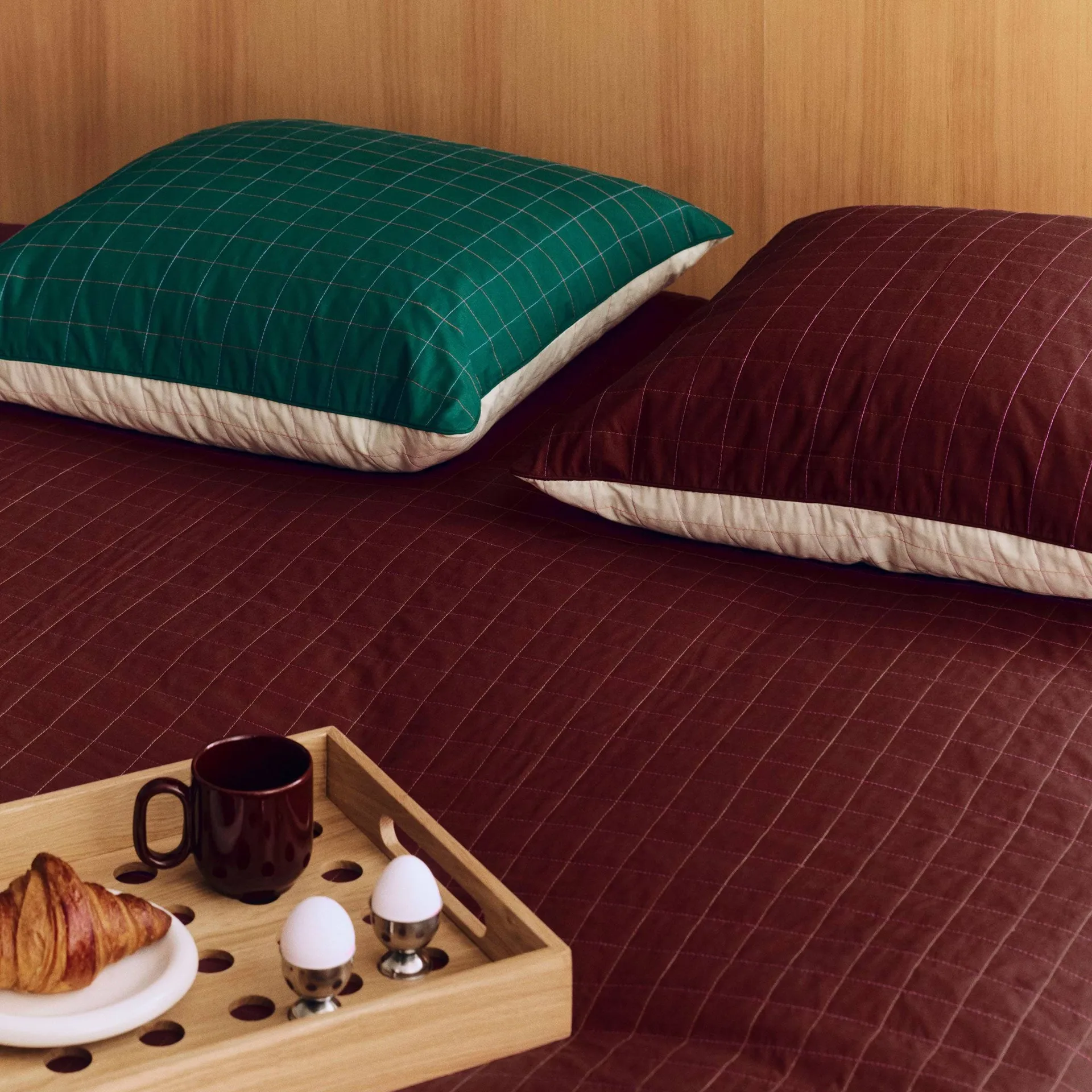 Dori sengeteppe, Maroon, 195x245 cm HAY