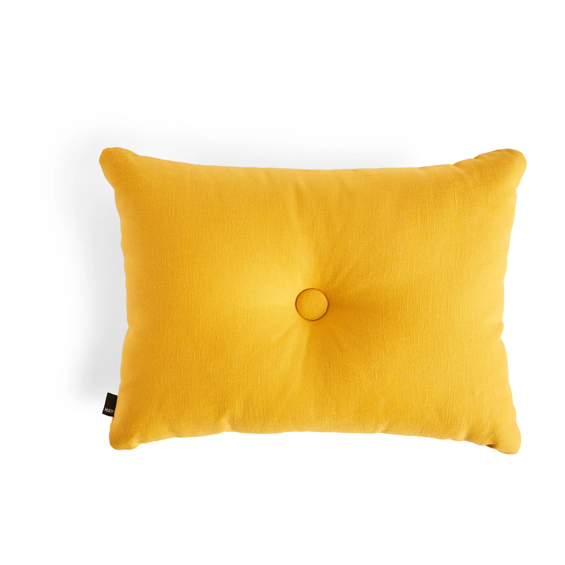 Dot Cushion Planar 1 Dot pute 45 x 60 cm, Warm yellow HAY