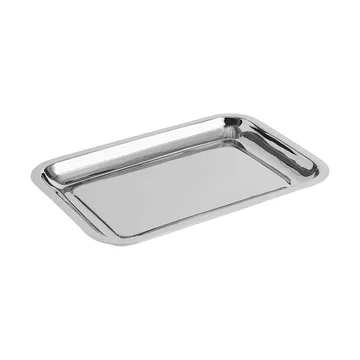 Essential Steel serveringsfat - Rustfritt stål, rektangulær, small - HAY