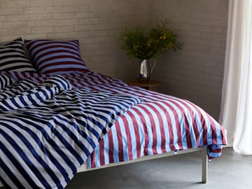 Été dynetrekk 150 x 210 cm - Bordeaux-Sky blue - HAY