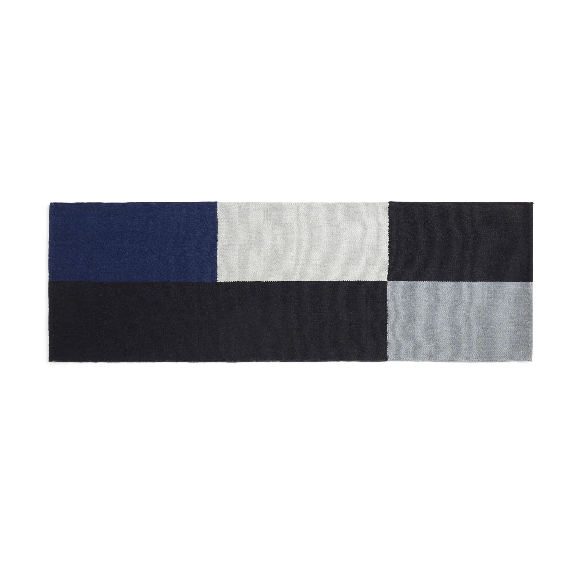 Ethan Cook Flat Works teppe 80 x 250 cm, Black-blue HAY