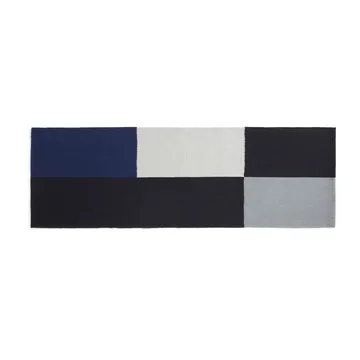 Ethan Cook Flat Works teppe 80 x 250 cm - Black-blue - HAY