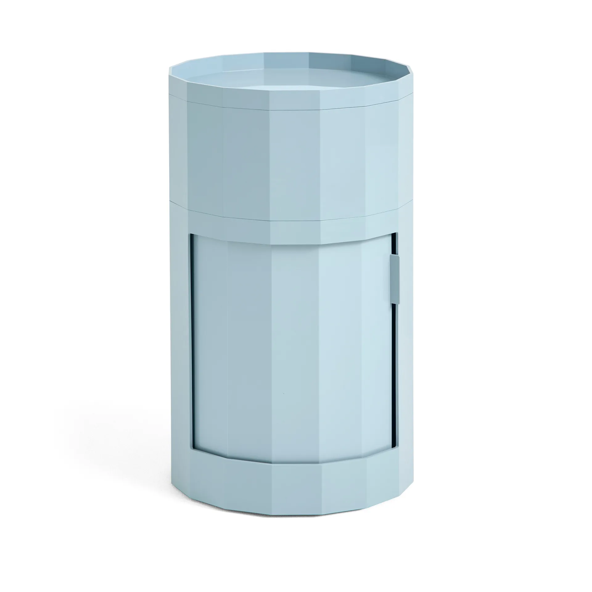 Facet Cabinet 101 sidebord, Misty blue HAY