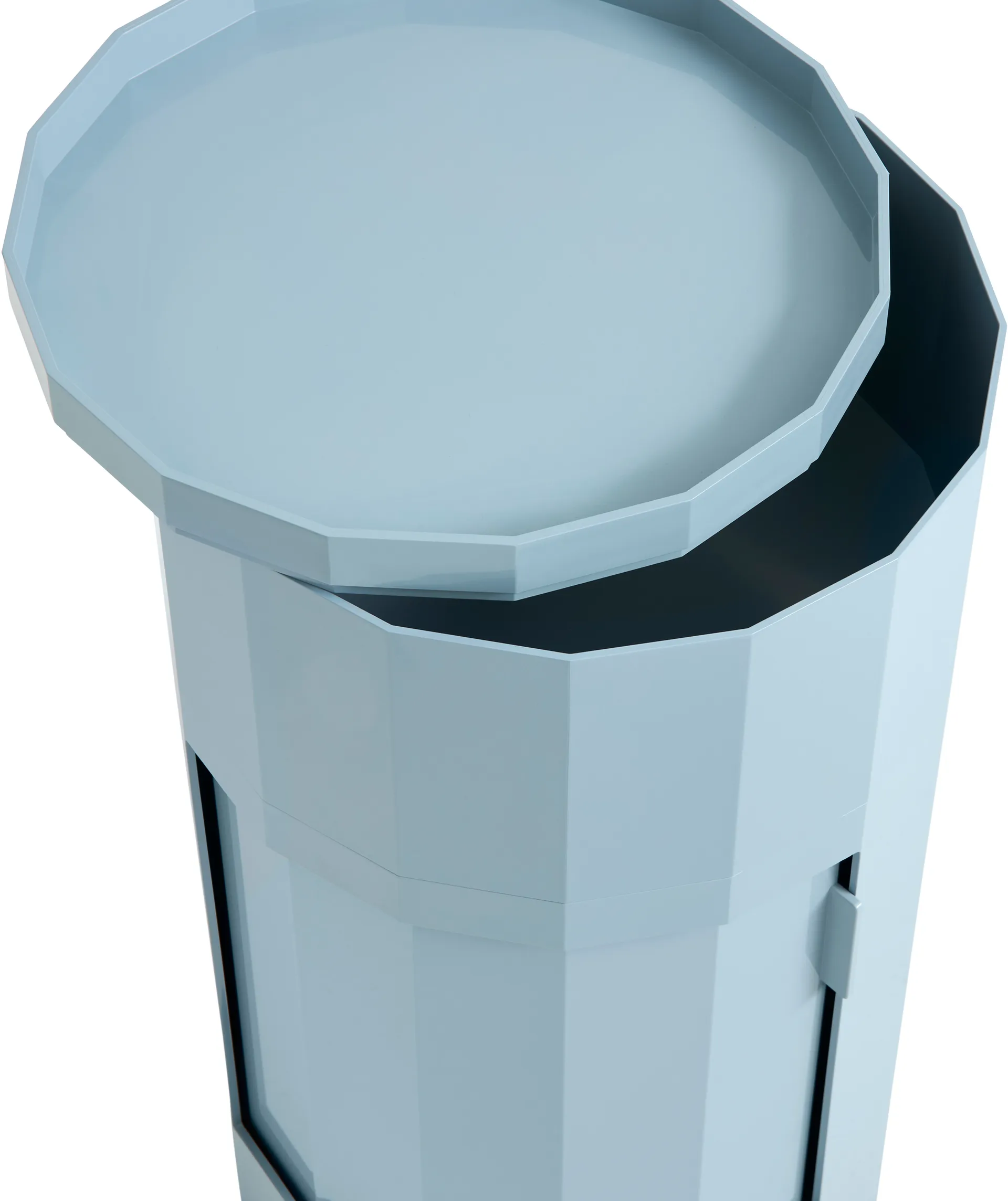 Facet Cabinet 110 sidebord, Misty blue HAY