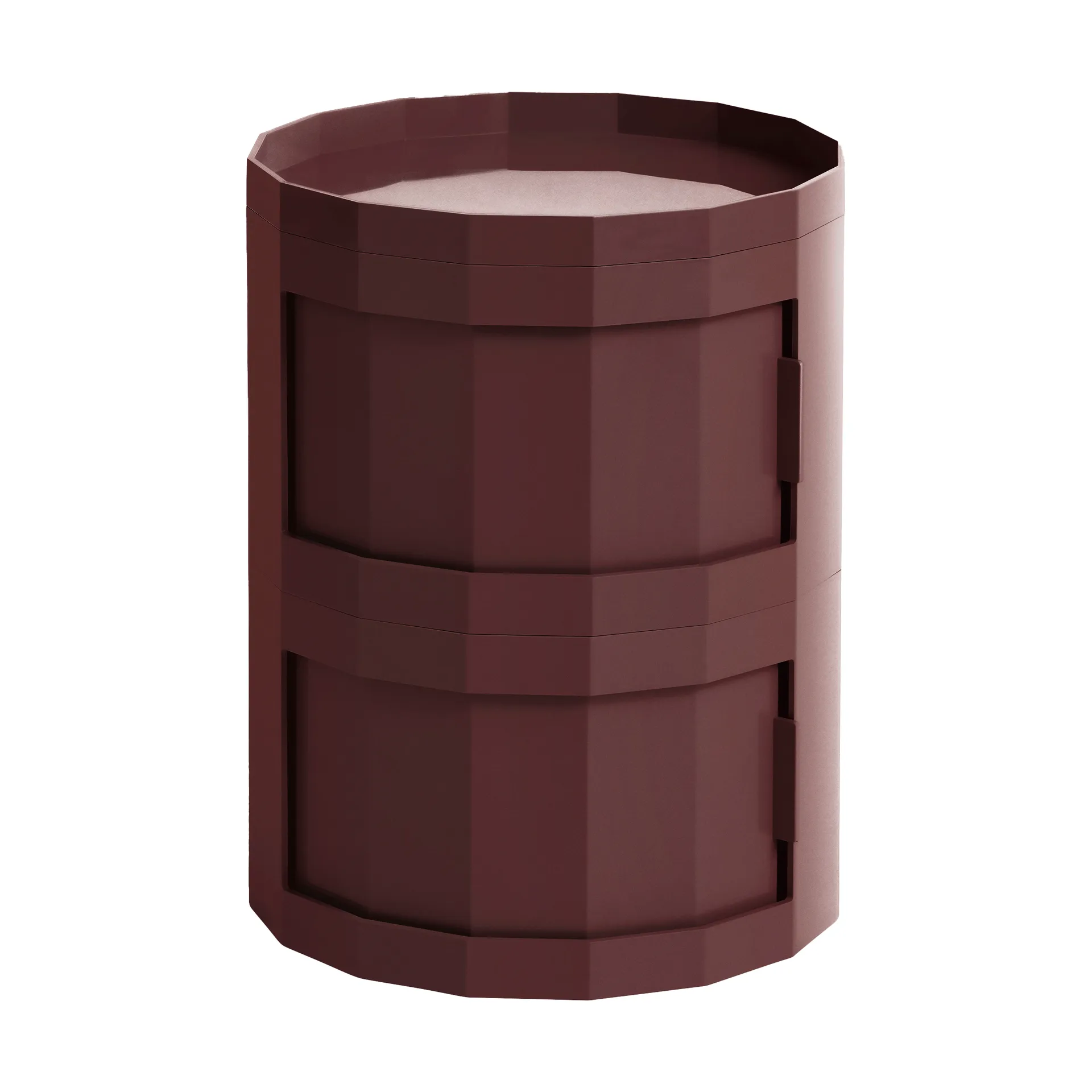 Facet Cabinet 20 sidebord, Burgundy HAY