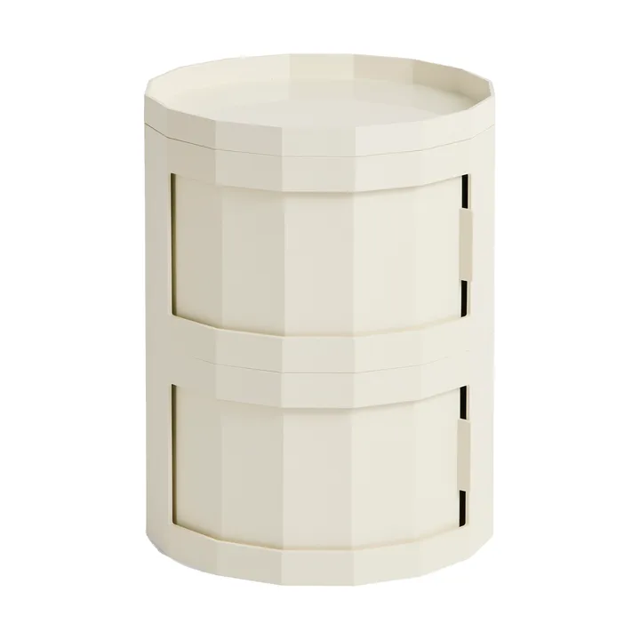 Facet Cabinet 20 sidebord - Eggshell - HAY