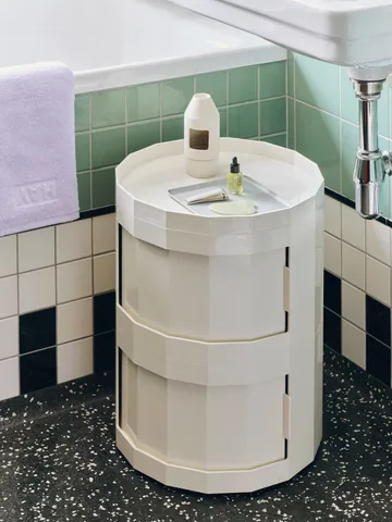 Facet Cabinet 20 sidebord - Eggshell - HAY