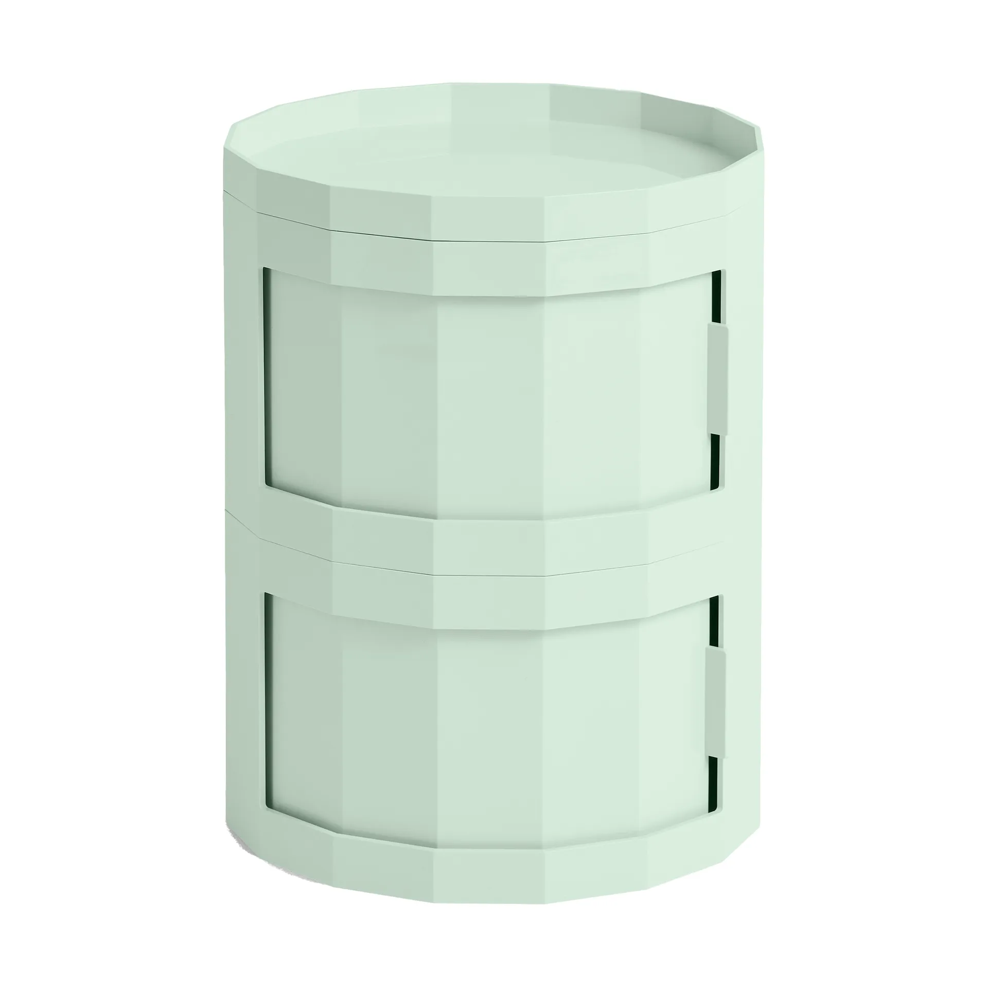 Facet Cabinet 20 sidebord, Soft mint HAY