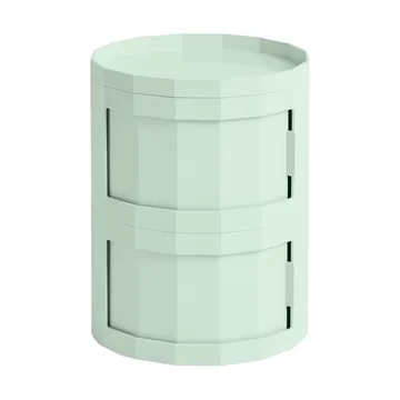 Facet Cabinet 20 sidebord - Soft mint - HAY
