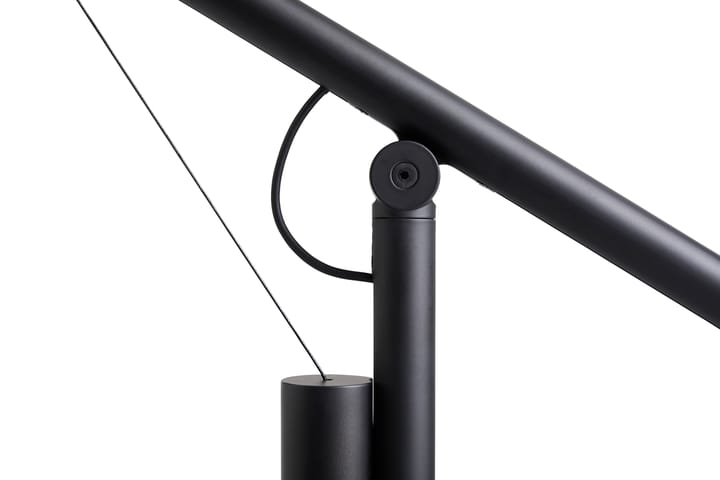 Fifty-Fifty  bordlampe, Soft black HAY