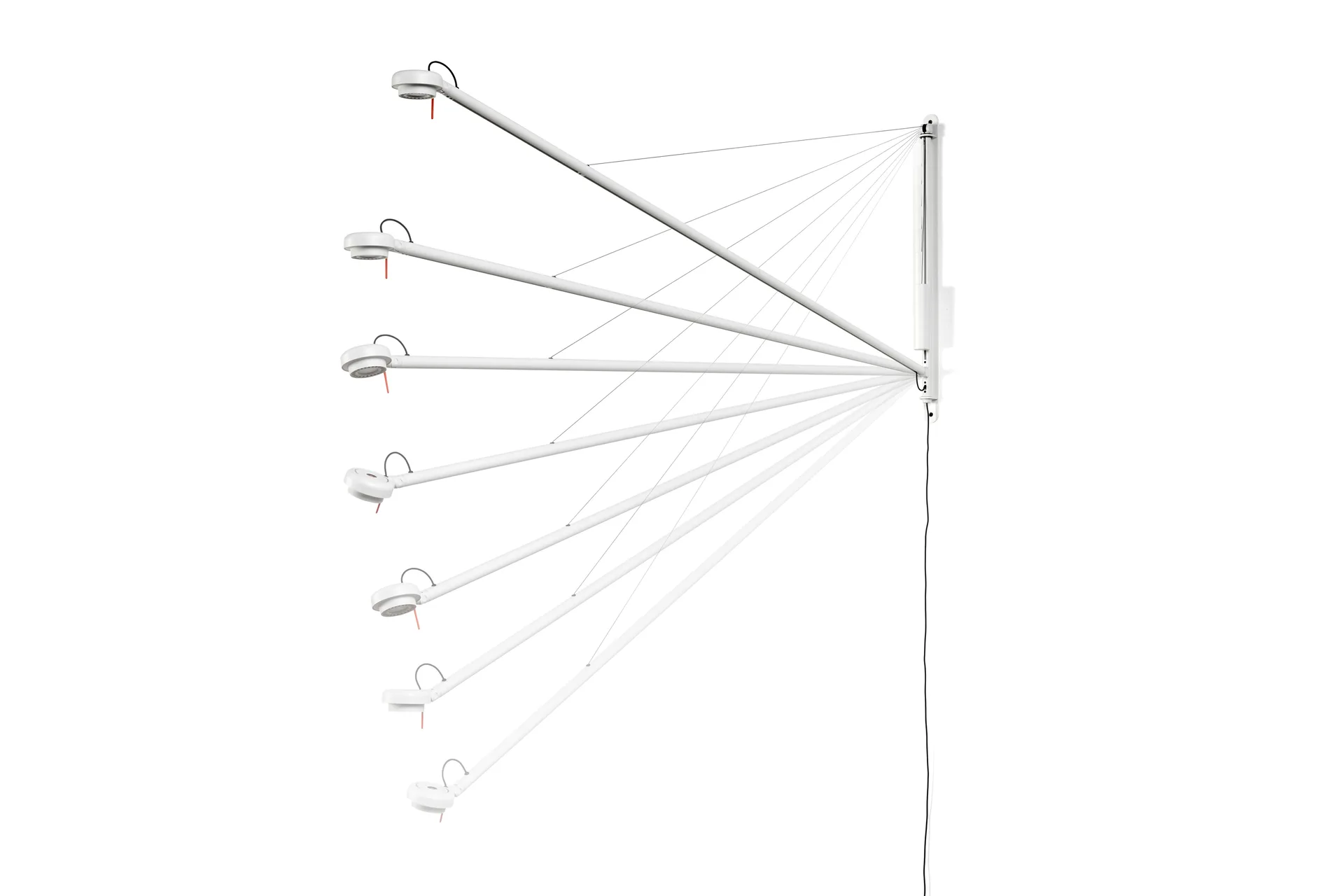 Fifty-Fifty vegglampe, Cream white HAY
