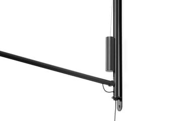 Fifty-Fifty vegglampe - Soft black - HAY