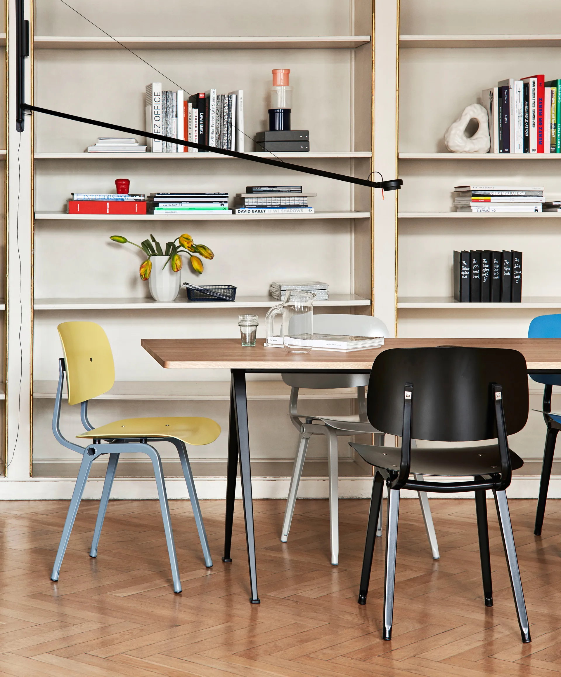 Fifty-Fifty vegglampe, Soft black HAY