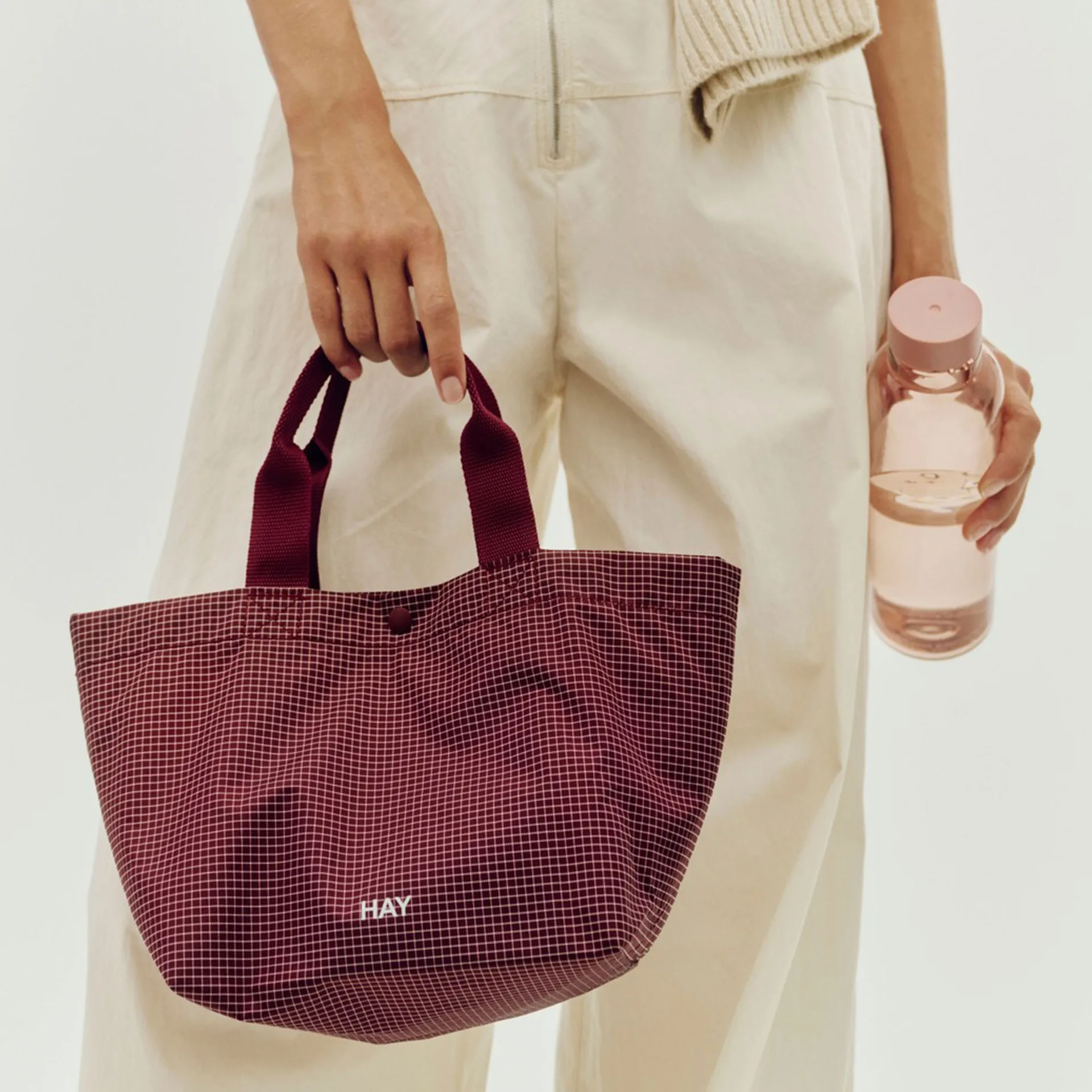 Grid Everyday Bag veske, Burgundy, mini HAY