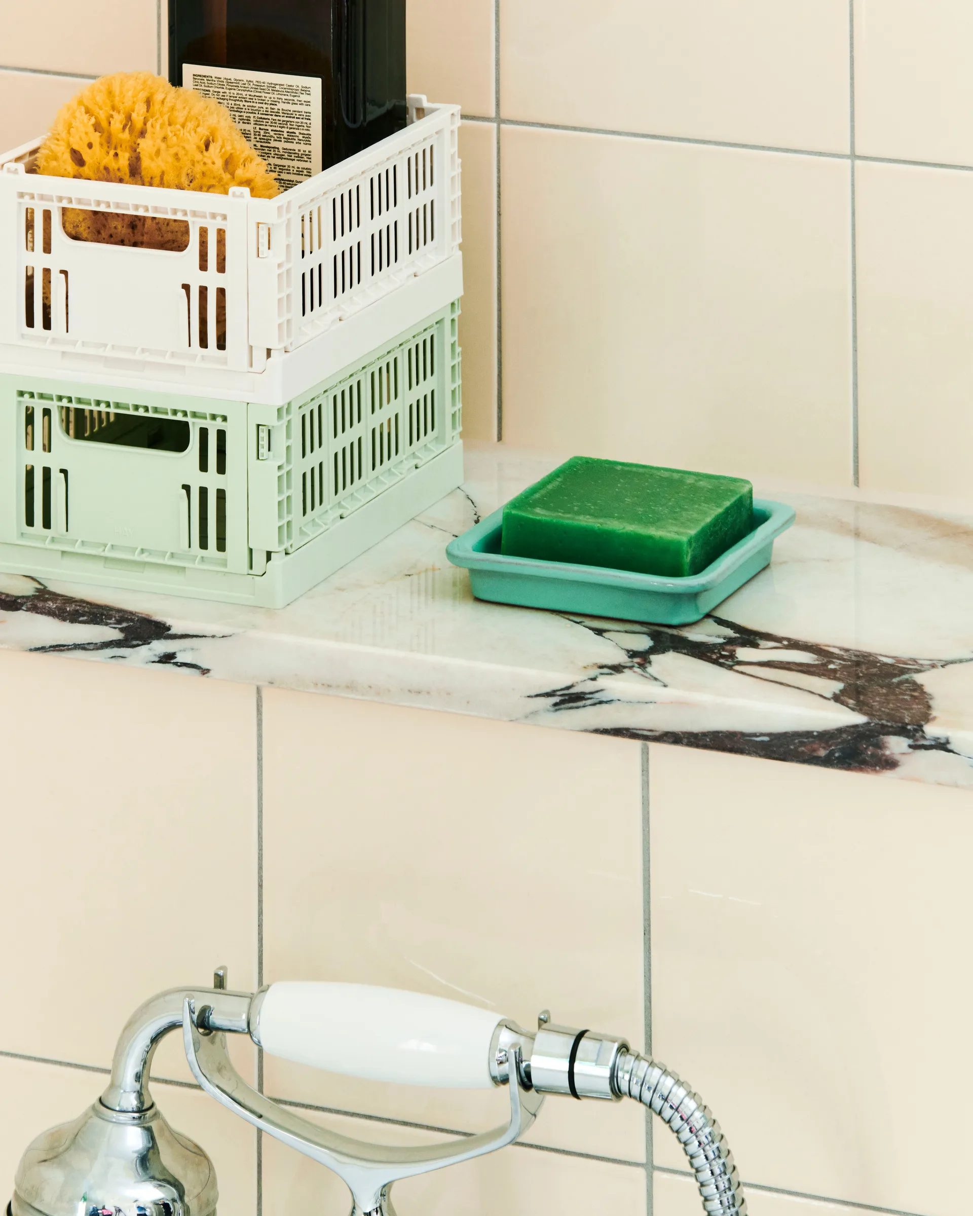 HAY Colour Crate Mini 13x17 cm 2-pakning, Mint HAY