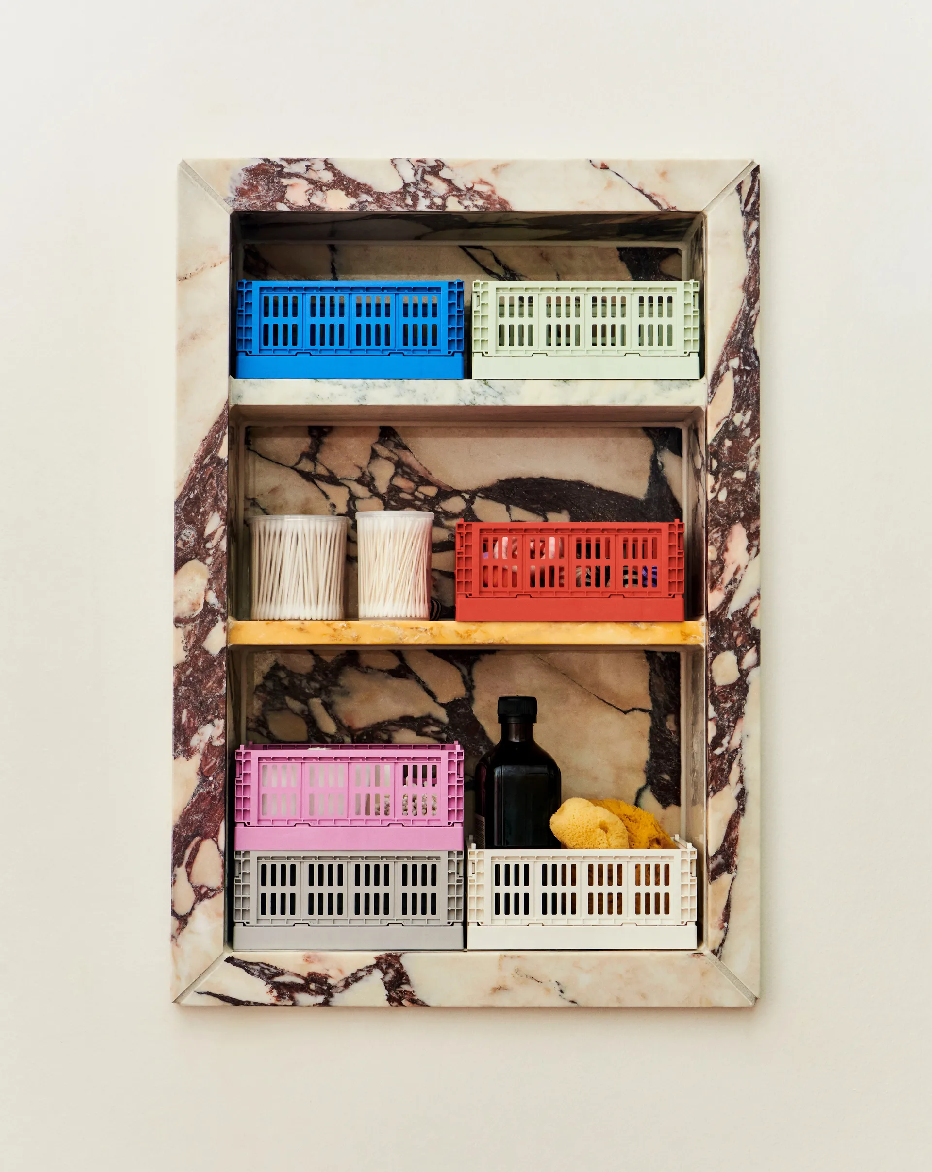 HAY Colour Crate Mini 13x17 cm 2-pakning, Mint HAY