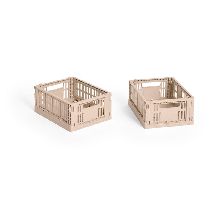 HAY Colour Crate Mini 13x17 cm 2-pakning - Powder - HAY