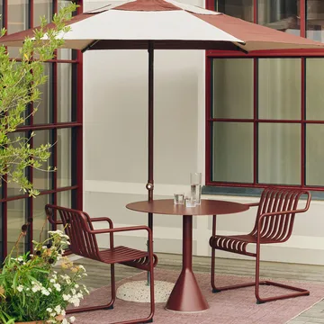 Haze matte - Iron red, 230x230 cm - HAY