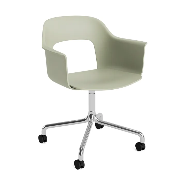 Layout Armchair 261 stol - Bottle green-polert aluminium - HAY