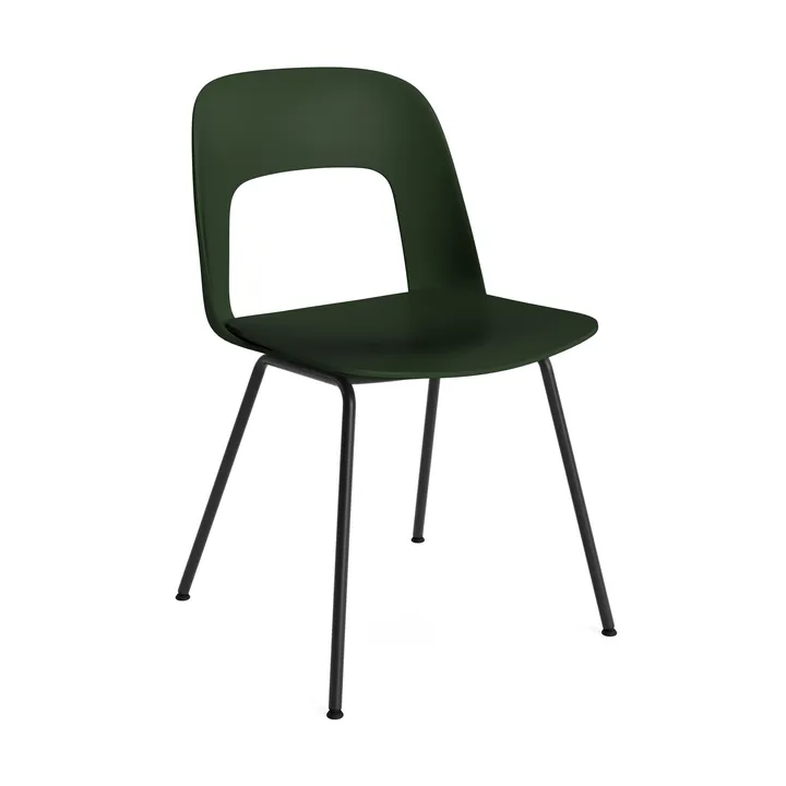 Layout Chair 111 stol - Bottle green-black - HAY