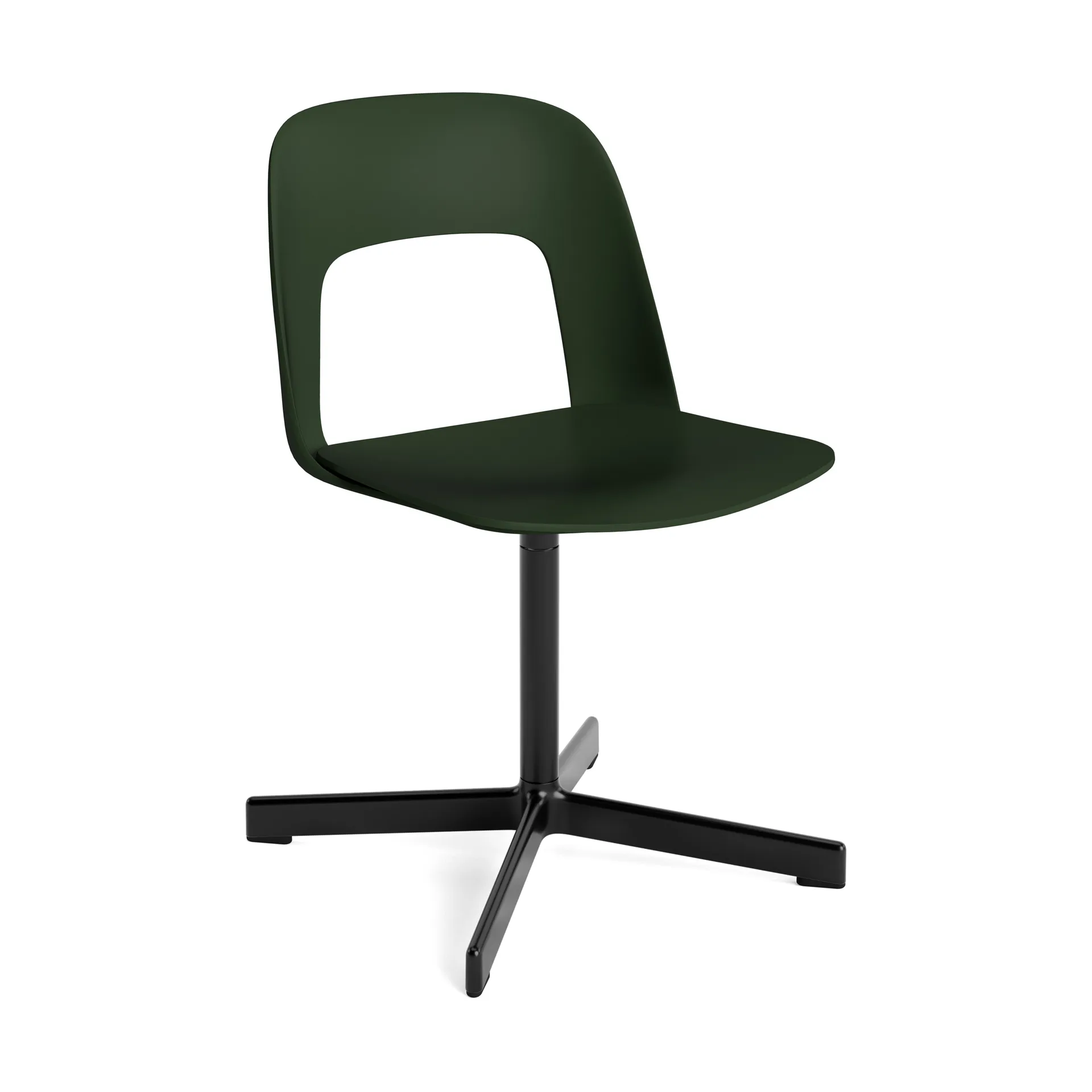 Layout Chair 131 stol, Bottle green-black HAY
