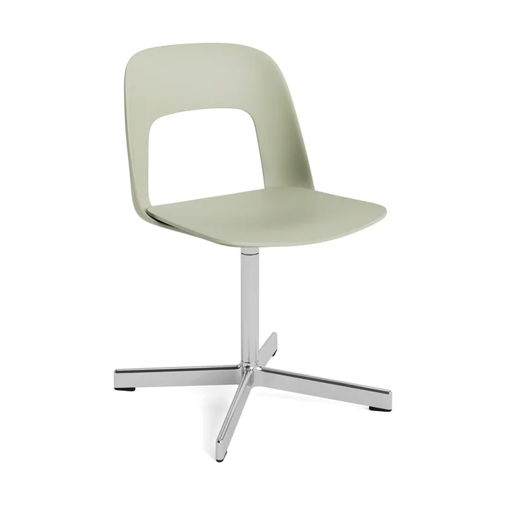 Layout Chair 131 stol - Pastel green-polert aluminium - HAY