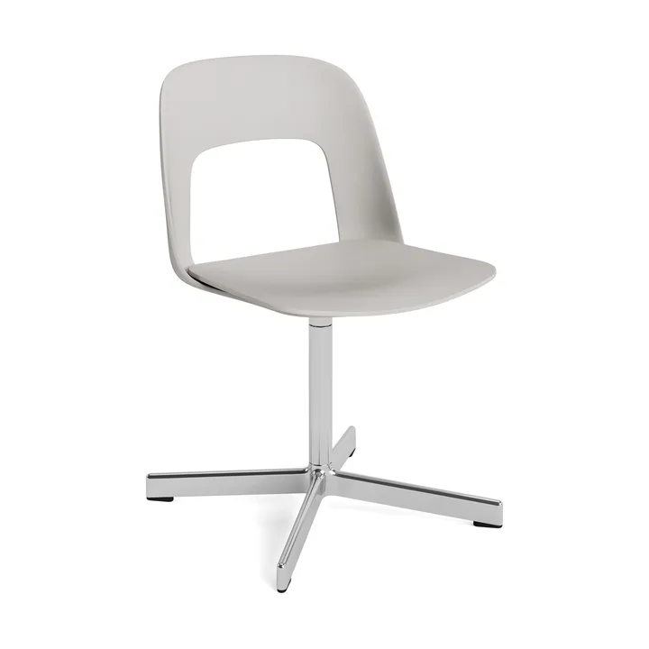 Layout Chair 131 stol - Sky grey-polert aluminium - HAY