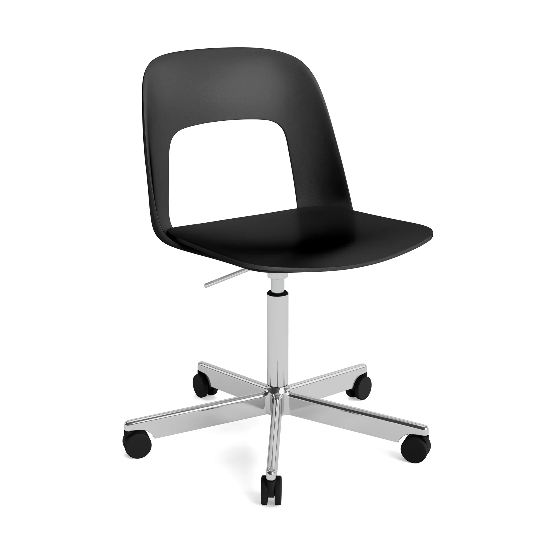Layout Chair 141 stol, Black-polert aluminium HAY