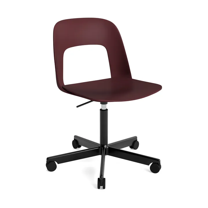 Layout Chair 141 stol - Bordeaux-black - HAY