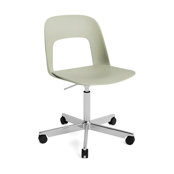 Layout Chair 141 stol - Bottle green-polert aluminium - HAY