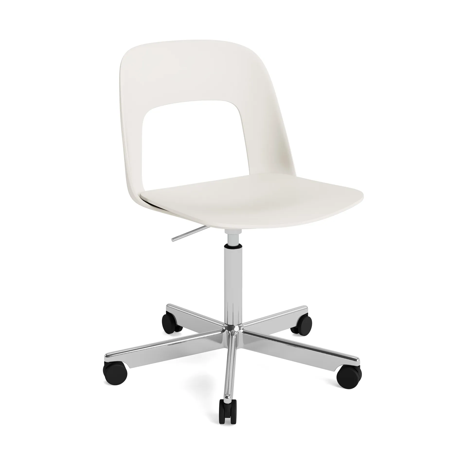 Layout Chair 141 stol, Cream white-polert aluminium HAY