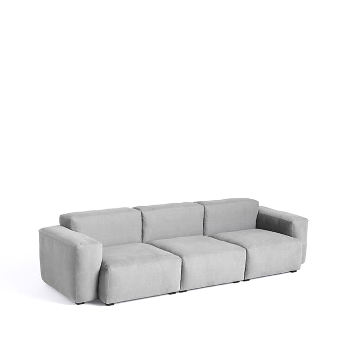 Mags Soft lav 3-seters sofa - Linara 443 tweed-ton i ton søm - HAY