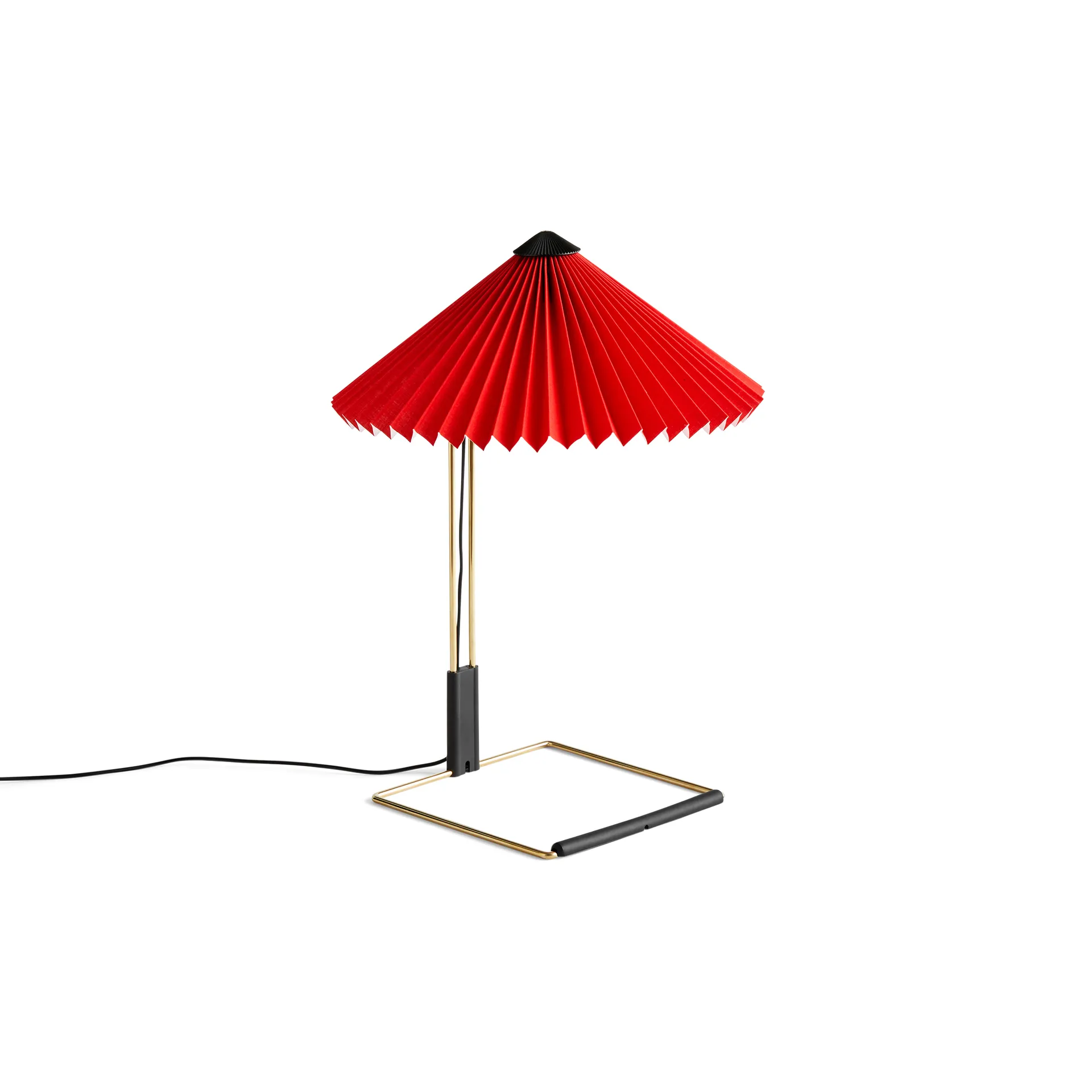 Matin table bordlampe Ø 30 cm, Bright red shade HAY