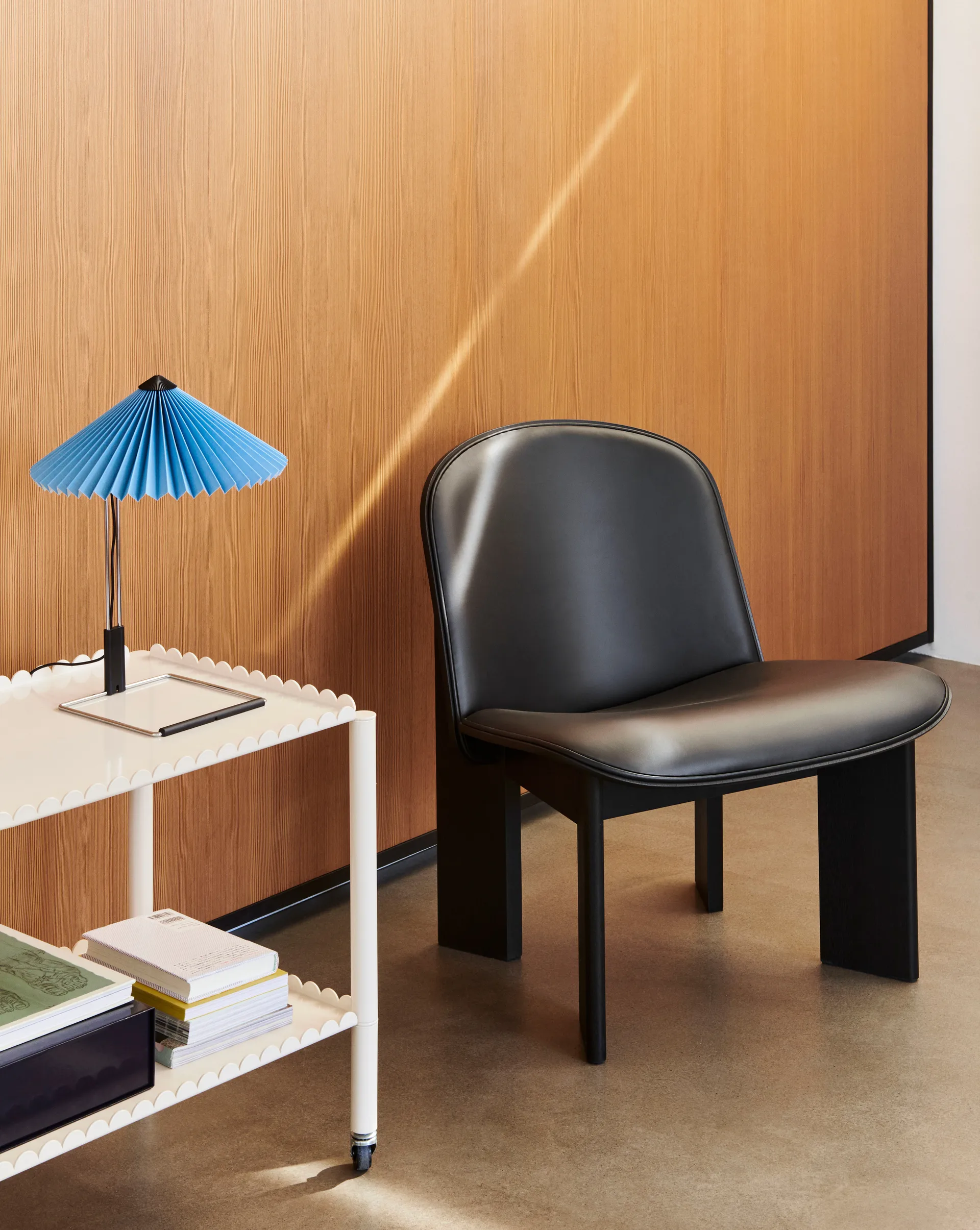 Matin table bordlampe Ø 30 cm, Placid blue-steel HAY