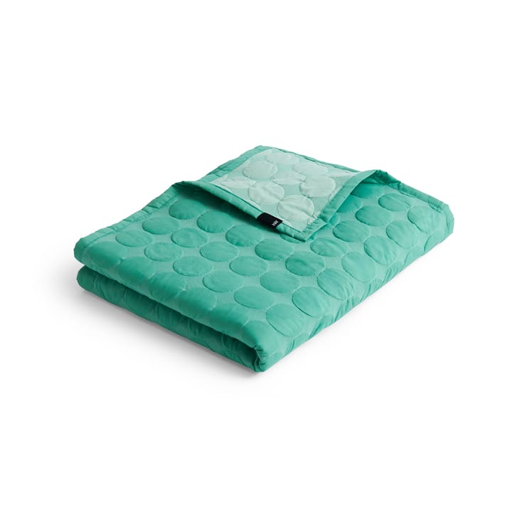 Mega Dot sengeteppe organic 195x245 cm - Sea green - HAY