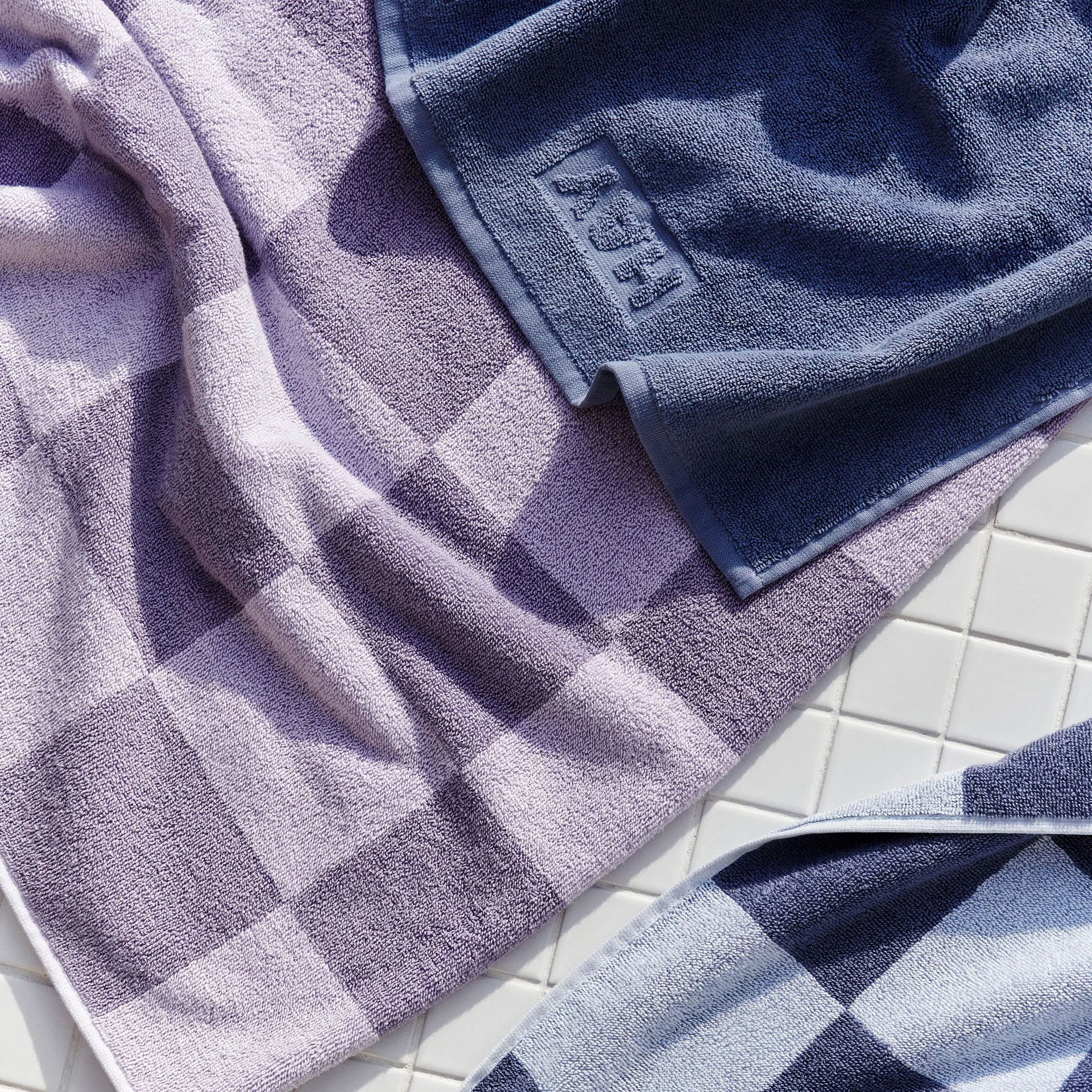 Mono badehåndkle 100 x 150 cm, Steel blue HAY