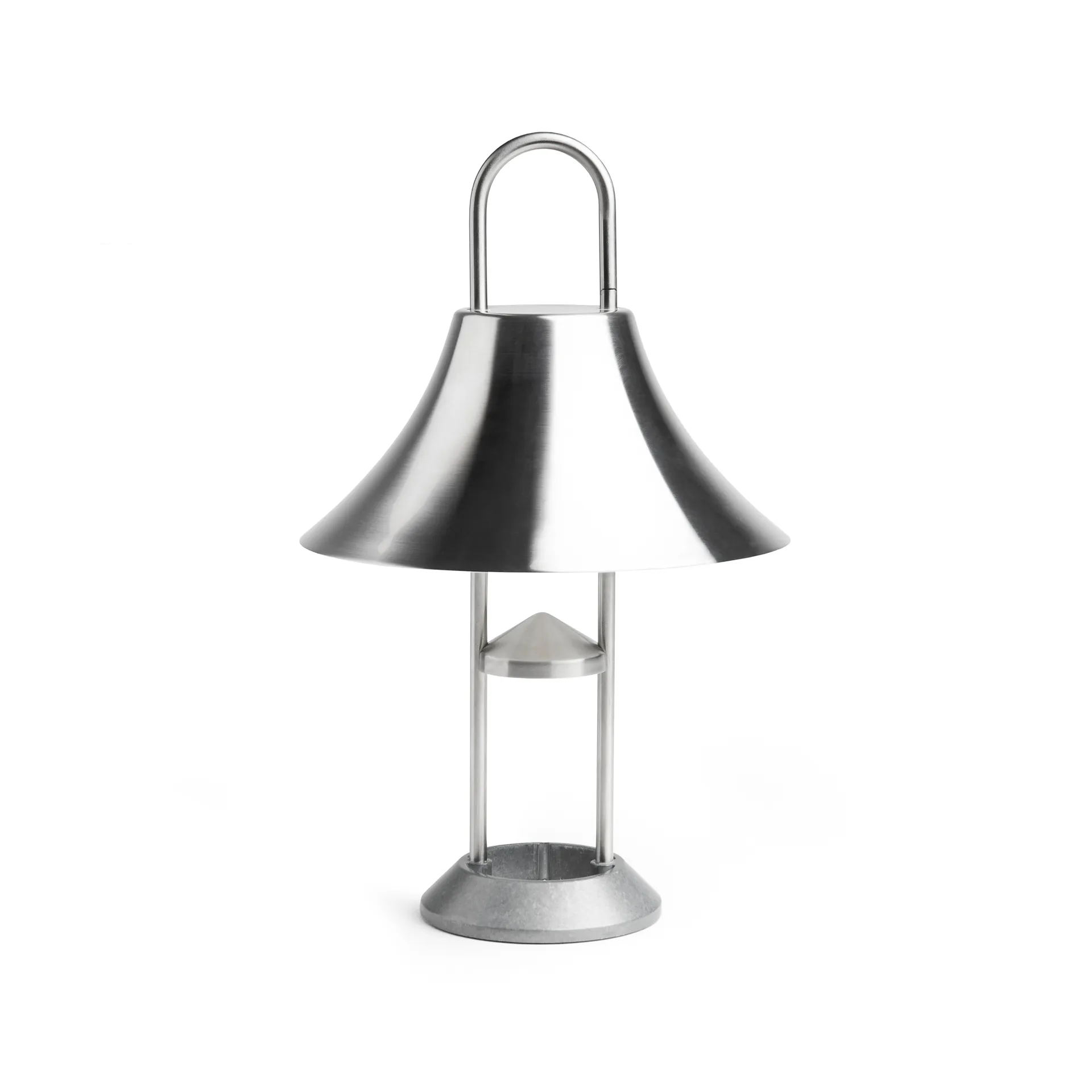 Mousqueton portabel bordlampe, Brushed stainless steel HAY