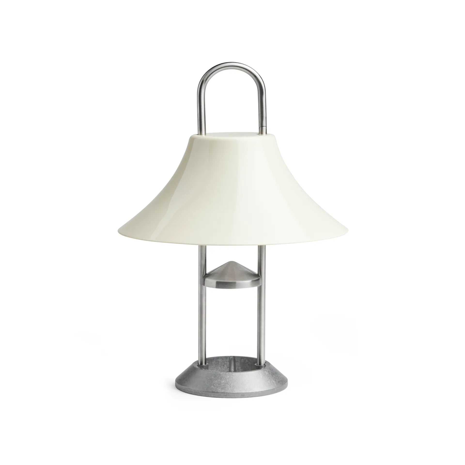 Mousqueton portabel bordlampe, Oyster white HAY