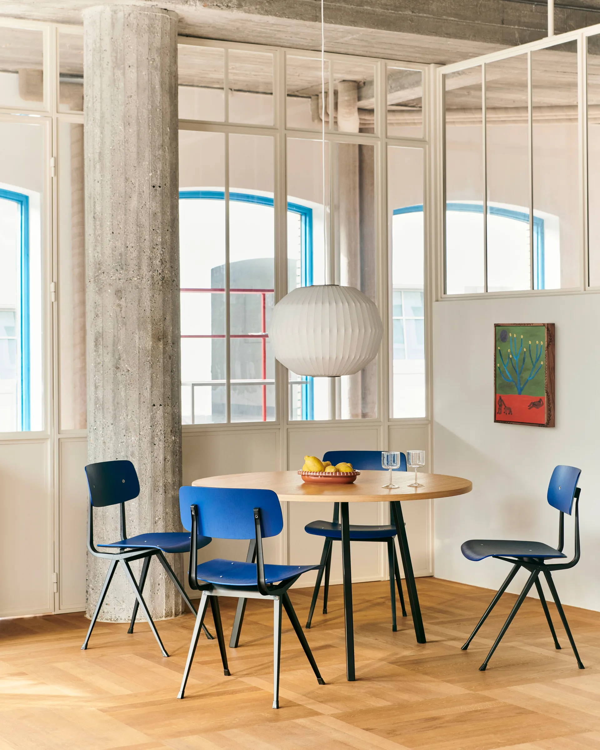 Nelson Bubble Angled sphere pendel S, Off white HAY