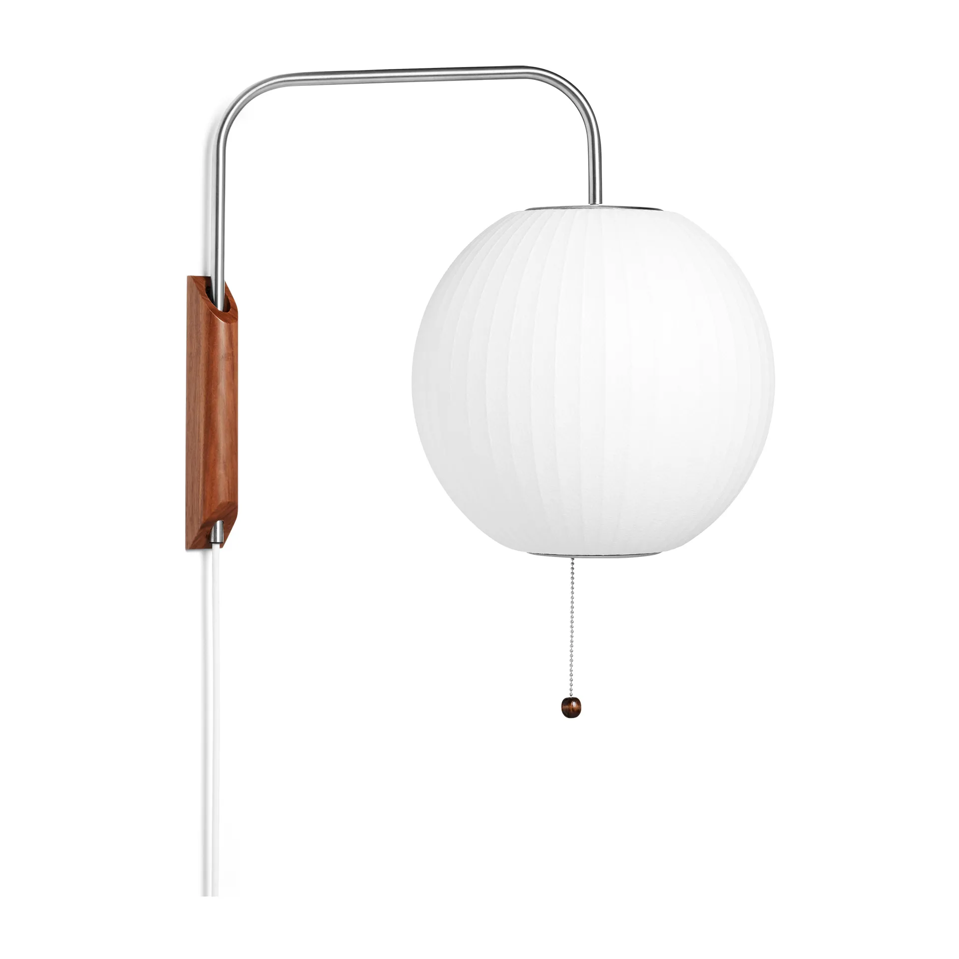 Nelson Bubble Ball vegglampe, Off white HAY
