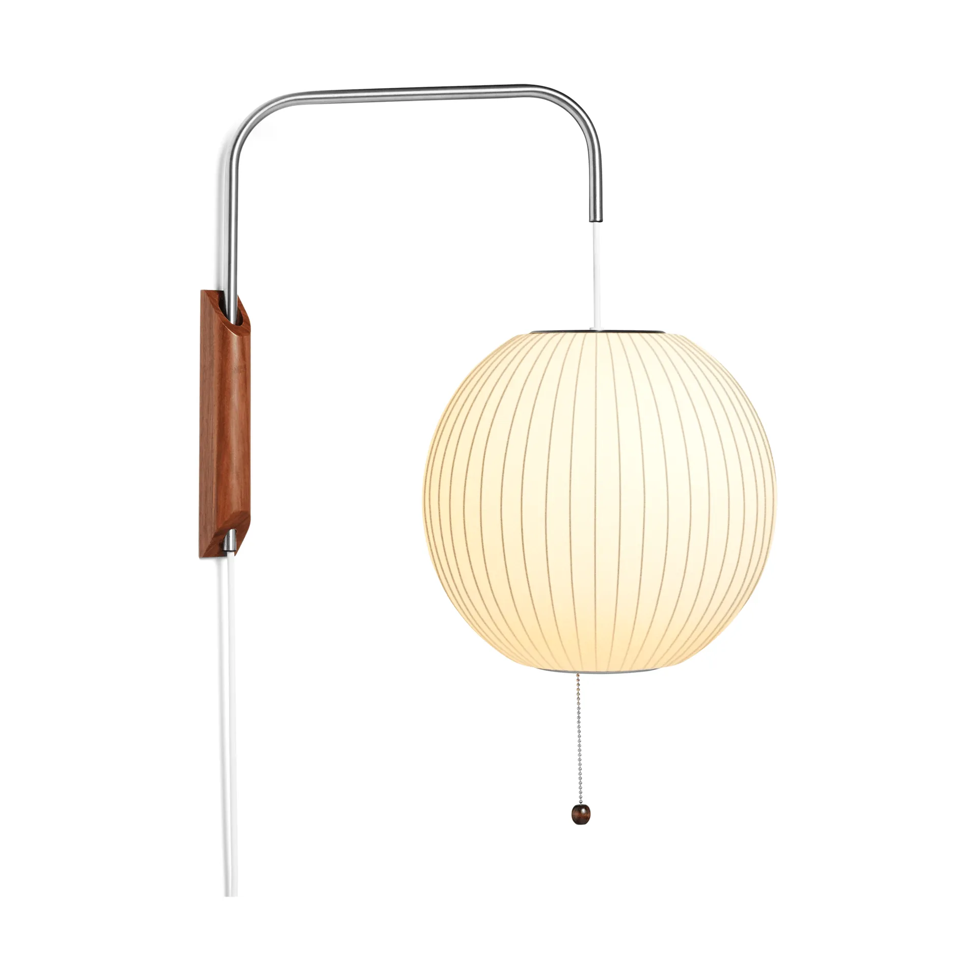 Nelson Bubble Ball vegglampe, Off white HAY