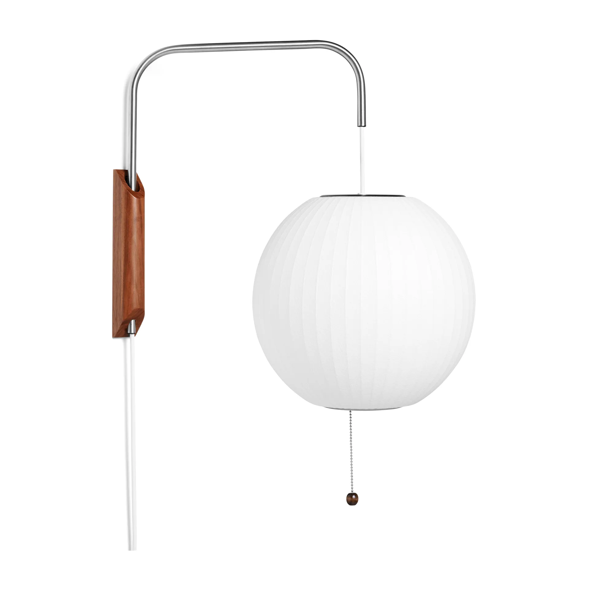 Nelson Bubble Ball vegglampe, Off white HAY