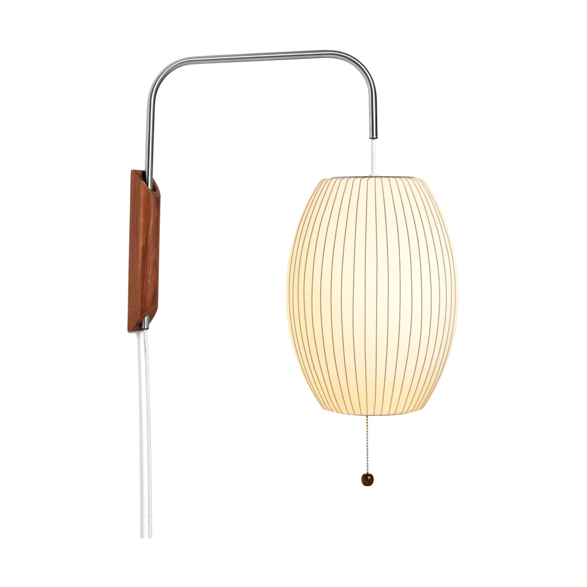 Nelson Bubble Cigar vegglampe, Off white HAY