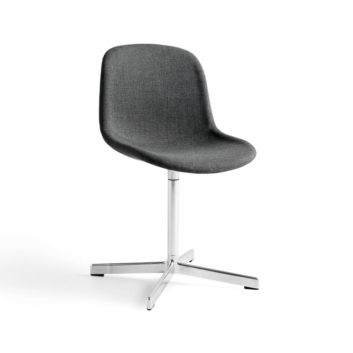 Neu 10 Upholstery kontorstol - remix 163 grey, snurrstativ i aluminium - HAY
