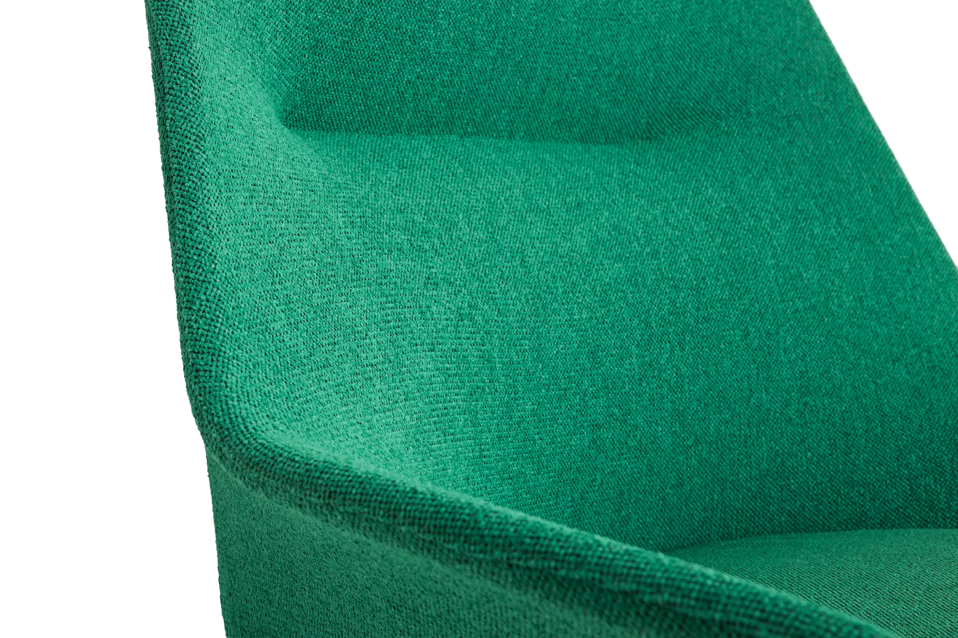 O2 Lounge Chair lenestol, Soft green-svartlakkert stål HAY